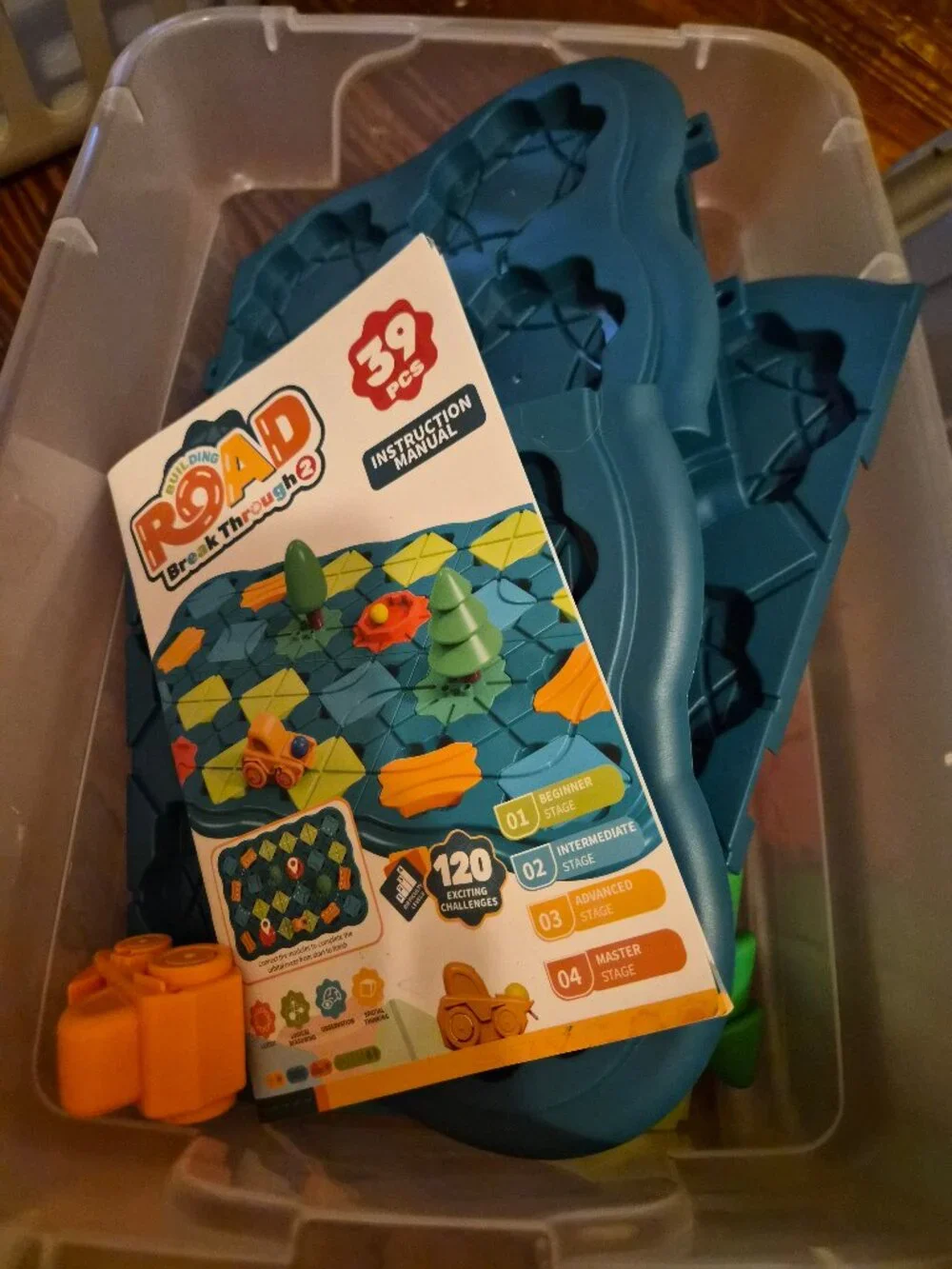 Building Road Break Through 2 STEM Logic Maze Car Track Set Missing A Few Pieces